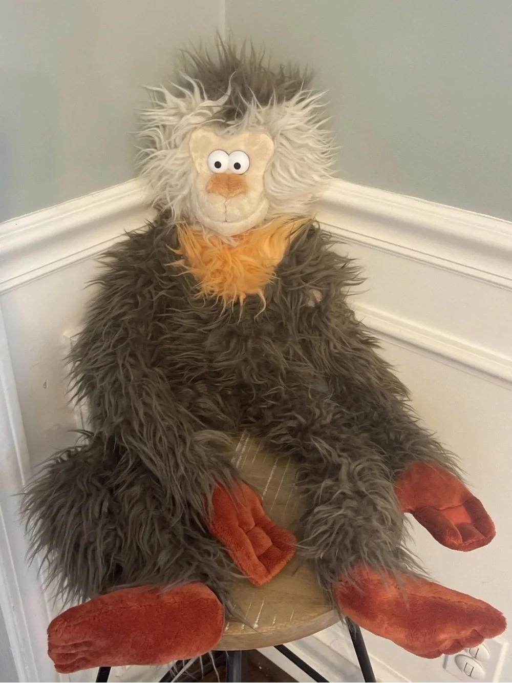 Gund Hairoids Fajita Hugging Hanging Shaking Monkey Makes Sound 30